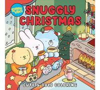 Snuggly Christmas Coloring Book - Cozy Holiday Scenes to Color - 20 Perforated Pages, Thick Art Paper with Built-In Page Shield - Festive Gift for Kids, Teens & Adults (Vibes)