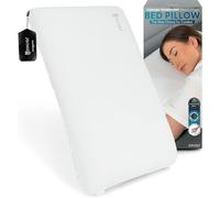 SNUGL Almohada Espuma viscoelástica fría - Ortopédica para Dormir de Lado, Firme y ergonómica, Alivia Dolor Cervical, con Funda hipoalergénica Lavable (Mediana - Blanca)