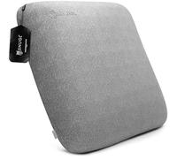 SNUGL Cojín 45×45 cm con Funda incluida - Almohada de sofá con Espuma viscoelástica, Terciopelo Suave, Funda hipoalergénica y Lavable (Gris Nube)
