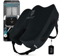 SNUGL Cojín Coxis - Almohada ortopédica de Espuma viscoelástica para Silla de Oficina, Coche, Embarazo, posparto, hemorroides y Soporte Lumbar ergonómico | (Gris Oscuro - Regular)