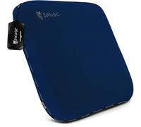 SNUGL Cojín de Sofá Espuma Viscoelástica - Retención de Forma, Terciopelo Hipoalergénico, Soporte Ergonómico, Funda Extraíble y Lavable, Ideal para Hogar y Sofá (Azul Marino)