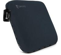 SNUGL Cojín de Sofá Espuma Viscoelástica - Retención de Forma, Terciopelo Hipoalergénico, Soporte Ergonómico, Funda Extraíble y Lavable, Ideal para Hogar y Sofá (Gris Oscuro)