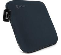 SNUGL Cojín de Sofá Espuma Viscoelástica - Retención de Forma, Terciopelo Hipoalergénico, Soporte Ergonómico, Funda Extraíble y Lavable, Ideal para Hogar y Sofá (Gris Oscuro)