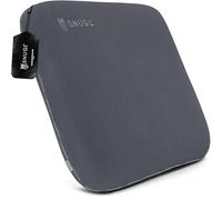 SNUGL Cojín de Sofá Espuma Viscoelástica - Retención de Forma, Terciopelo Hipoalergénico, Soporte Ergonómico, Funda Extraíble y Lavable, Ideal para Hogar y Sofá (Gris Claro)