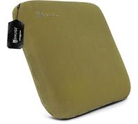 SNUGL Cojín de Sofá Espuma Viscoelástica - Retención de Forma, Terciopelo Hipoalergénico, Soporte Ergonómico, Funda Extraíble y Lavable, Ideal para Hogar y Sofá (Verde Oliva)