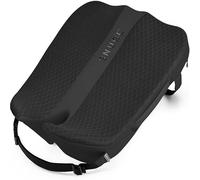 SNUGL Cojín Espuma viscoelástica - Ergonómico para el coxis, Alivia el Dolor de ciática. Ideal para Coche, Oficina, Gaming. Funda hipoalergénica Lavable - Malla Negra