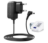 Snugloo 6V Cargador para Tensiómetro Omron HHP-CM01, M2, M3, M5, M6, M7 | Adaptador de Corriente compatible con Omron M500, M700, X2, X3, X4, X7 Smart, M3 Comfort, M7 Intelli IT, X2 Basic, 1,5M Cable