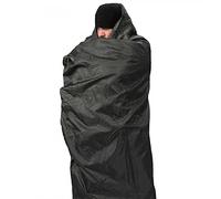 Snugpak Manta de la Selva, Manta aislada para Camping o Emergencia por si acaso (Negro, XL)