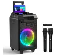 SNUNGPHIR UKMK-JS-1029-138 - Micrófono de karaoke inalámbrico Bluetooth para karaoke portátil para fiestas y todos los teléfonos inteligentes, UKMK-JS-1029-138