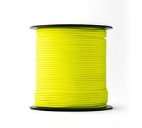 SNURO Cuerda de nailon de poliamida (3 mm, 100 m, amarillo) - Rollo Cuerda de poliamida resistente fluorescente para cualquier aplicación - Cuerda resistente a la intemperie ideal para fijar