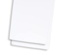 Snuz Pack of 2 SnuzKot Junior Bed Fitted Sheets - Breathable Jersey Cotton Bed Sheets for SnuzKot Cot and Extended Junior Bed - White