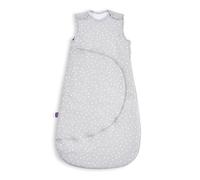 Snuz Saco de dormir para bebé con cremallera para cambiar pañales fácilmente, algodón súper suave, con botones de ajuste perfecto, cumple con la norma de seguridad británica, lunares blancos, 2,5 tog