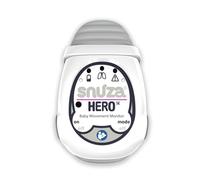 Snuza Monitor de bebé Héroe: alerta cuando no se detecta movimiento, alerta de vibración suave, se fija al pañal, sin WiFi/Bluetooth, material de grado médico. Sueño más seguro para los bebés, mejor