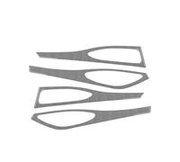 SNWDBH Adhesivo Decorativo Interior Para Alfa Para Romeo Para Giulia Para Stelvio 2015-2023 Calcomanía Para El Panel De Las Manijas De Las Puertas Trim Coche