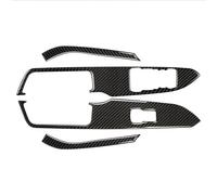 SNWDBH Adhesivo Para El Interior Del Automóvil Para Ford Para Mustang GT 2015-2021 Embellecedor Decorativo Para Panel De Control De Los Elevalunas Trim Coche(Negro,Volante a la izquierda)