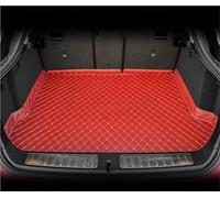 SNWDBH Alfombrilla para Maletero De Coche para Cayenne 2018-2025, Funda Protectora Impermeable para El Maletero, Revestimiento Interior Cubeta De Alfombra Maletero(Rojo)