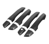 SNWDBH Cubierta Protectora Exterior Para Manija De Puerta De Coche, Moldura Para Civic Sedán RHD 2016-2021 Manija Cubierta Embellecedor(Negro 1,NO Smart Hole)