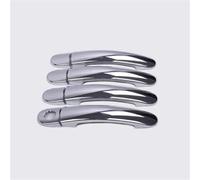 SNWDBH Cubierta Protectora Para Manija Exterior De Puerta Coche Para VW Para Golf 5 MK5 Para Rabbit (2004-2009) Manija Cubierta Embellecedor(Plata,Tipo 3)