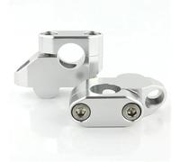 SNWDBH Elevador De Manillar Motocicleta para CBF1000 2006-2019 CBF 500 600 2004-2007, Montaje Desplazado hacia Atrás Elevadores de Manillar(Plata)