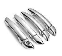 SNWDBH Pegatina Cromada Para Manija De Puerta De Coche, Protector Exterior Para Hyundai Para Elantra 2017, 2018, 2019 Y 2020. Manija Cubierta Embellecedor(Botón 0)