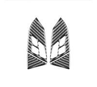 SNWDBH Pegatinas Para El Interior Del Coche Para Serie 5 E60 2004-2010: Cubiertas Para El Panel Del Volante, Botones Y Marco. Accesorios. Trim Coche(Negro)