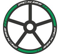 SNWDBH Pegatinas para Llantas De Motocicletas para H&Onda PCX 125 PCX125 PCX-125, Calcomanías para Llantas Y Neumáticos, Cintas De Rayas Impermeables Cinta bujes(Color 12)