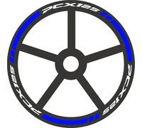 SNWDBH Pegatinas para Llantas De Motocicletas para H&Onda PCX 125 PCX125 PCX-125, Calcomanías para Llantas Y Neumáticos, Cintas De Rayas Impermeables Cinta bujes(Color 9)