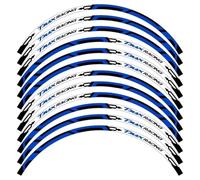 SNWDBH Pegatinas para Motocicleta para Y&amaha TMAX 500, 530, 560 TMAX 2023, Reflectantes, para Llantas, Cinta Impermeable. Cinta bujes(Azul)