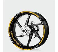 SNWDBH Pegatinas Reflectantes Ruedas De Motocicleta para Suzuki Bandit650 650 Bandit, Calcomanías Llantas, Calcomanías, Cintas Reflectantes con Rayas Cinta bujes(Color 4)