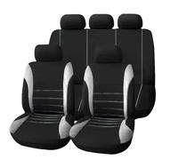 SNXLW 5 Asientos Universal Funda Asiento Coche para Ford Focus HN/HP C5/C6 BK/BL DA3 NA NA3 NA2 NA1 2005-2025 Fundas para Asientos Delanteros y Traseros Airbag Compatibles,D
