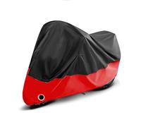SNXLW Fundas para Moto para Yamaha XV1900 Raider / XV1900 Raider S Cubierta de Motocicleta Protectora Exterior Interior Funda de Moto Cubre Moto Funda Scooter Bicicletas,Black red-265 * 105 * 125CM