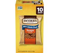Snyder's of Hanover Pretzels, Snaps - Paquetes de 100 calorías, paquete múltiple de 10 unidades