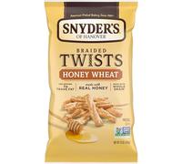 Snyder's of Hanover Pretzels trenzados Twists, trigo miel, 12 onzas