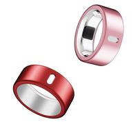 Snyeest Funda compatible con Oura Ring Gen 4/Gen 3, carga directa, protector de dedos de TPU resistente para entrenamiento, mujeres y hombres, rosa y rojo, talla 8