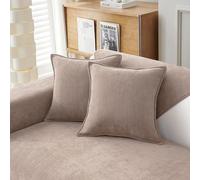 Snylcce Fundas de cojín de Chenilla, 20 x 20 Pulgadas, 50 x 50 cm, Juego de 2 Fundas de Almohada con diseño Elegante, Cojines Decorativos Suaves y lujosos para sofá, Cama y decoración del hogar