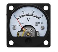 So-45 Analógico DC Voltímetro Tipo Puntero Panel Medidor Con Escala Clara Y Para Ajustador Cero Para Equipos Industriales 47x47mm (DC 3V)