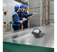 SO-45 Medidor analógico de panel CC, medidor de corriente de lectura directa de 1A a 30 A con carcasa ignífuga ABS, tamaño de montaje de 47 x 47 mm, para control industrial (CC 1A)