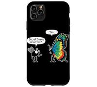 So All I Need Is Butter? Fly and Butterfly Funny Insect Meme Carcasa para iPhone 11 Pro MAX