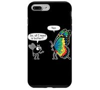 So All I Need Is Butter? Fly and Butterfly Funny Insect Meme Carcasa para iPhone 7 Plus/8 Plus
