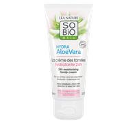 SO’BiO étic Crema hidratante hipoalergénica con Aloe vera para toda la familia BIO (100 ml) - hidrata, calma y regenera