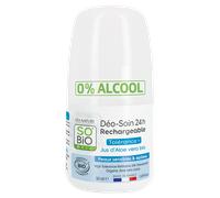SO’BiO étic Desodorante roll-on 24h - Tolerance+ con Aloe vera BIO (50 ml) - eficaz hasta 24 horas