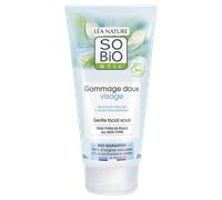 SO’BiO étic Peeling suave para uso frecuente Aloe vera hidratante BIO (150 ml) - con ácido hialurónico