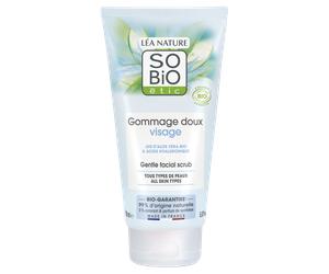 SO’BiO étic Peeling suave para uso frecuente Aloe vera hidratante BIO (150 ml) - con ácido hialurónico