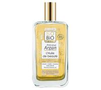 So bio ético | Aceite de belleza - valioso argán | nutre - regenera - sublime | cara, cuerpo y cabello | origen 100% natural | Fabricado en Francia | 100 ml