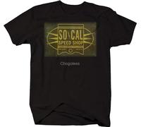 So Cal Speed Shop California Hotrod Racing Vintage Car Piston Unisex 100% Cotton Short-Sleeve T-Shirts Black XXL