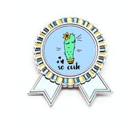 So Cute Cactus Art Deco - Broche de insignia de moda para ganador de medalla, Medium, Metal