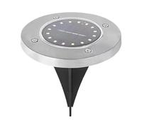 So Disk Lights - 20 luces LED para jardín al aire libre, brillantes y eficientes energéticamente, focos enterrados, iluminación de cubierta blanca cálida para camino y paisaje, paquete de 8