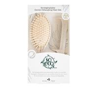 So Eco Set de Cepillo Desenredante Suave y Peine Biodegradables para Cabello