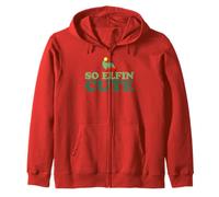 So Elfin Cute Funny Christmas Elf Sudadera con Capucha