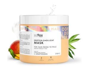 So!Flow Mascarilla anti-frizz con macadamia - Hidratante y vegano para tu cabello, Suavidad y brillo en cada uso, Cuidado especial cabellos rizados, Nutre y reduce el encrespamiento